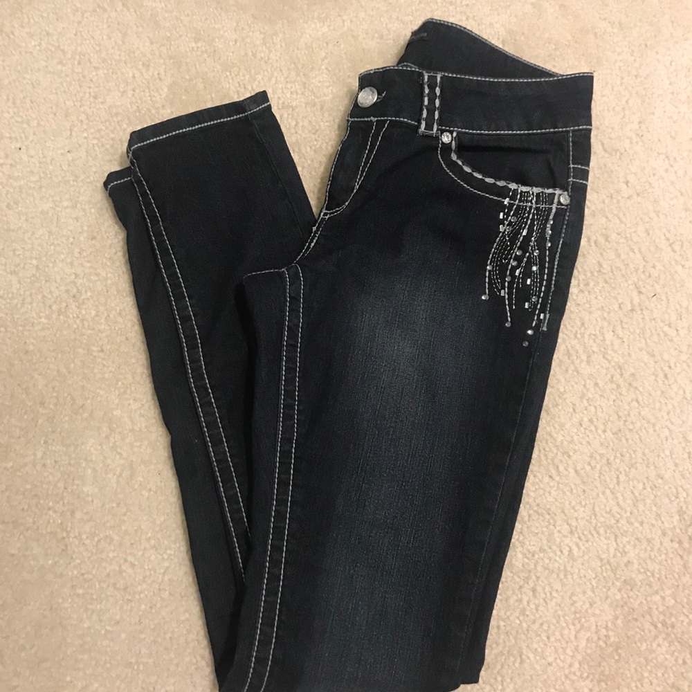 Embellished jeggings